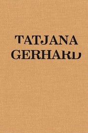 Cover of: Tatjana Gerhard: Malerei