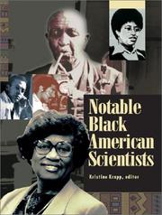 Cover of: Notable Black American scientists