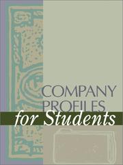 Cover of: Company Profiles for Students