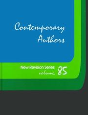 Cover of: Contemporary Authors New Revision, Vol. 85 by 