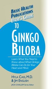 Cover of: User's Guide to Ginkgo Biloba