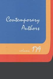 Cover of: Contemporary Authors, Vol. 179 | Gale Group