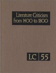 Cover of: Literature Criticism from 1400 to 1800 by Lawrence J. Trudeau