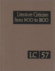 Cover of: Literature Criticism from 1400-1800 by Lawrence J. Trudeau