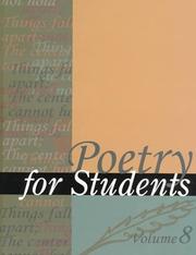 Cover of: Poetry for Students: Presenting Analysis, Context and Criticism on Commonly Studied Poetry (Poetry for Students)
