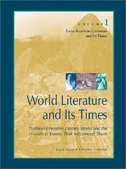 World Literature and Its Times: Latin American Literature and Its Times by Joyce Moss