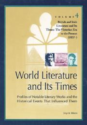 Cover of: World Literature and Its Times by Joyce Moss