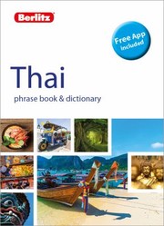 Cover of: Berlitz Phrase Book and Dictionary Thai(Bilingual Dictionary) by Berlitz Publishing, Berlitz Publishing