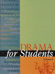 Cover of: Drama for Students by David Galens
