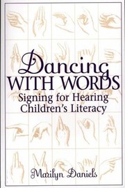 Cover of: Dancing with Words by Marilyn Daniels, Marilyn Daniels