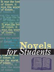 Cover of: Novels for Students by David Galens