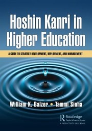 Cover of Hoshin Kanri in Higher Education by William K. Balzer
