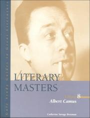 Cover of: Albert Camus by Catharine Savage Brosman