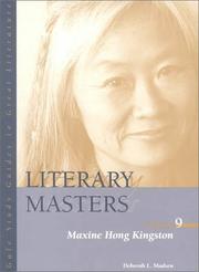 Cover of: Maxine Hong Kingston