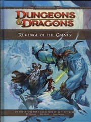 Cover of: Revenge of the Giants by Bill Slavicsek, Bill Slavicsek