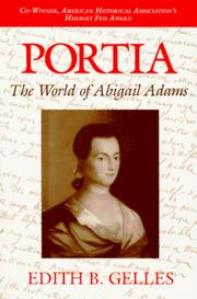 Cover of: Portia: the world of Abigail Adams