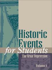 Cover of: Historic Events for Students: The Great Depression (Historic Events for Students)