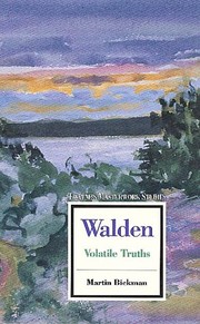 Cover of: Walden by Martin Bickman