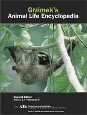 Cover of: Grzimeks Animal Life Encyclopedia: Volume 13, Mammals 2