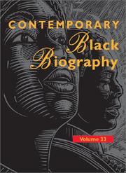 Cover of: Contemporary Black Biography by Ashyia N. Henderson