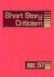 Cover of: Short Story Criticism: Criticism of the Works Short Fiction Writers (Short Story Criticism)