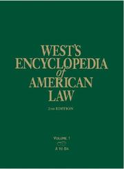 Cover of: West's encyclopedia of American law by [project editors, Jeffrey Lehman, Shirelle Phelps].