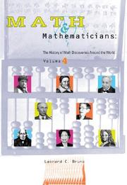 Cover of: Math & Mathematicians Volume 4. by Leonard C. Bruno, Lawrence W. Baker