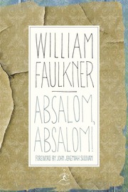 Cover of: Absalom, Absalom! by William Faulkner, William Faulkner