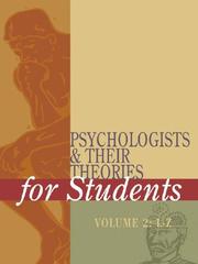 Cover of: Psychologists & Their Theories for Students