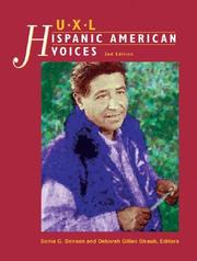 Cover of: UXL Hispanic American voices by Sonia G. Benson and Deborah Gillan Straub, editors.