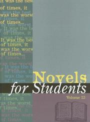 Cover of: Novels for students