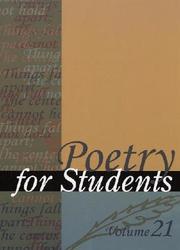 Cover of: Poetry for Students: Presenting Analysis, Context, and Criticism on Commonly Studied Poetry (Poetry for Students)