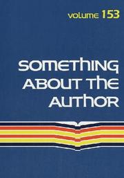 Cover of: Something About the Author v. 153 by Gale Group