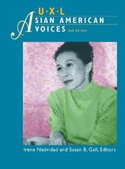 Cover of: UXL Asian American voices by edited by Deborah Gillan Straub.