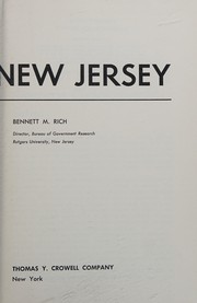 Cover of: The government and administration of New Jersey.