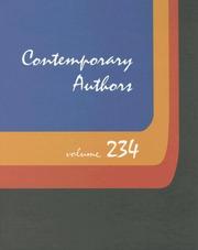 Cover of: Contemporary Authors: A Bio-bibliographical Guide to Current Writers in Fiction, General Nonfiction, Poetry, Journalism, Drama, Motion Pictures, Television, and Other Field (Contemporary Authors)