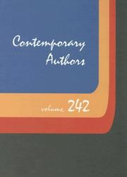 Cover of: Contemporary Authors: A Bio-Bibliographical Guide To Current Writers in Fiction, General Nonfiction, Poetry, journalism, Drama, Motion Pictures, Television, and Other Field (Contemporary Authors)