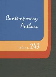 Cover of: Contemporary Authors: A Bio-Bibliographical Guide to Current Writers in Fiction, General Nonfiction, Poetry, journalism, Drama, Motion Pictures, Television, and Other Field (Contemporary Authors)