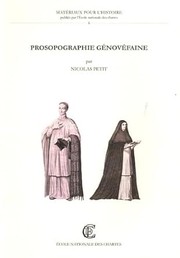 Prosopographie génovéfaine by Nicolas Petit