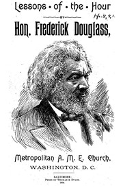 Address by Frederick Douglass