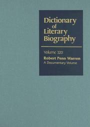 Cover of: Robert Penn Warren: a documentary volume