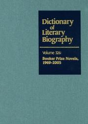 Cover of: Dictionary of Literary Biography v. 326 by Merritt Moseley