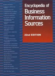 Cover of: Encyclopedia of Business Information Sources | Linda D. Hall