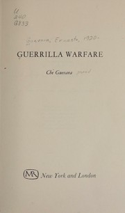 Cover of: Guerrilla warfare by Che Guevara