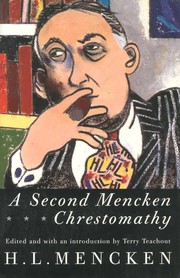 Cover of: A second Mencken chrestomathy