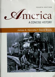 Cover of: America by James A. Henretta, James A. Henretta