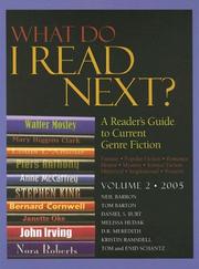 Cover of: What Do I Read Next 2005 by Neil Barron, Tom Barton, Daniel S. Burt, Melissa Hudak, D. R. Meredith, Kristin Ramsdell, Tom Schantz, Enid Schantz