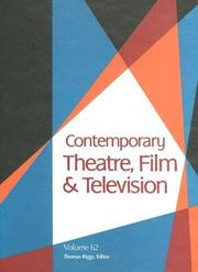 Cover of: Contemporary Theatre, Film and Television by Thomas Riggs