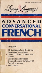 Cover of: Living Language advanced conversational French