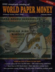 Cover of: Standard Catalog of World Paper Money: Modern Issues 1961-1999 (5th ed)